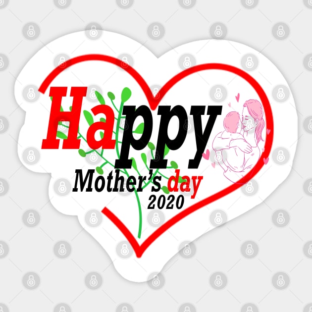 Happy Mothers day Masks Sticker by PinkBorn